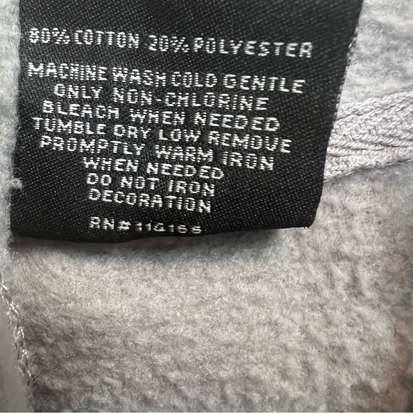 OHIO STATE Hoodie by Colosseum Women’s Size M Red/Gray 1/4 Zip/Drawstring - Picture 8 of 11